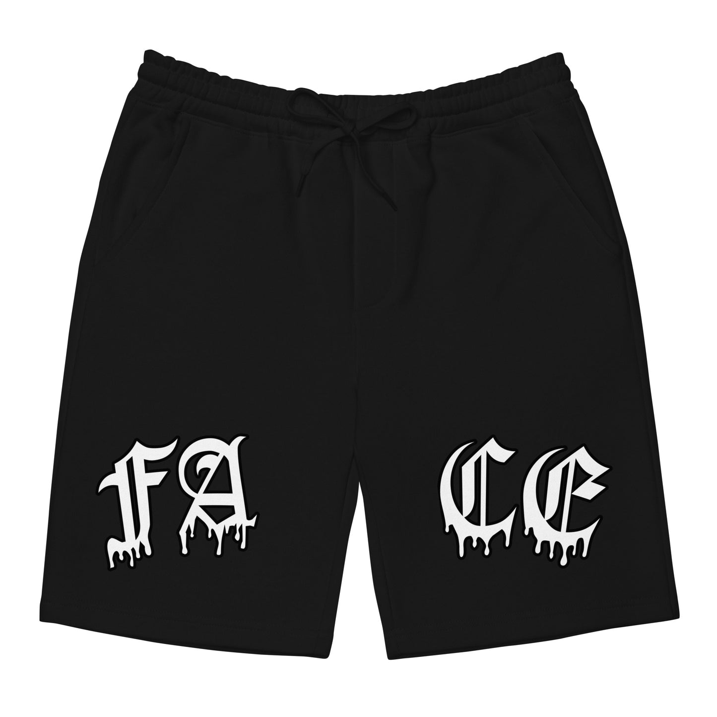 FACE DRIP FLEECE SHORTS