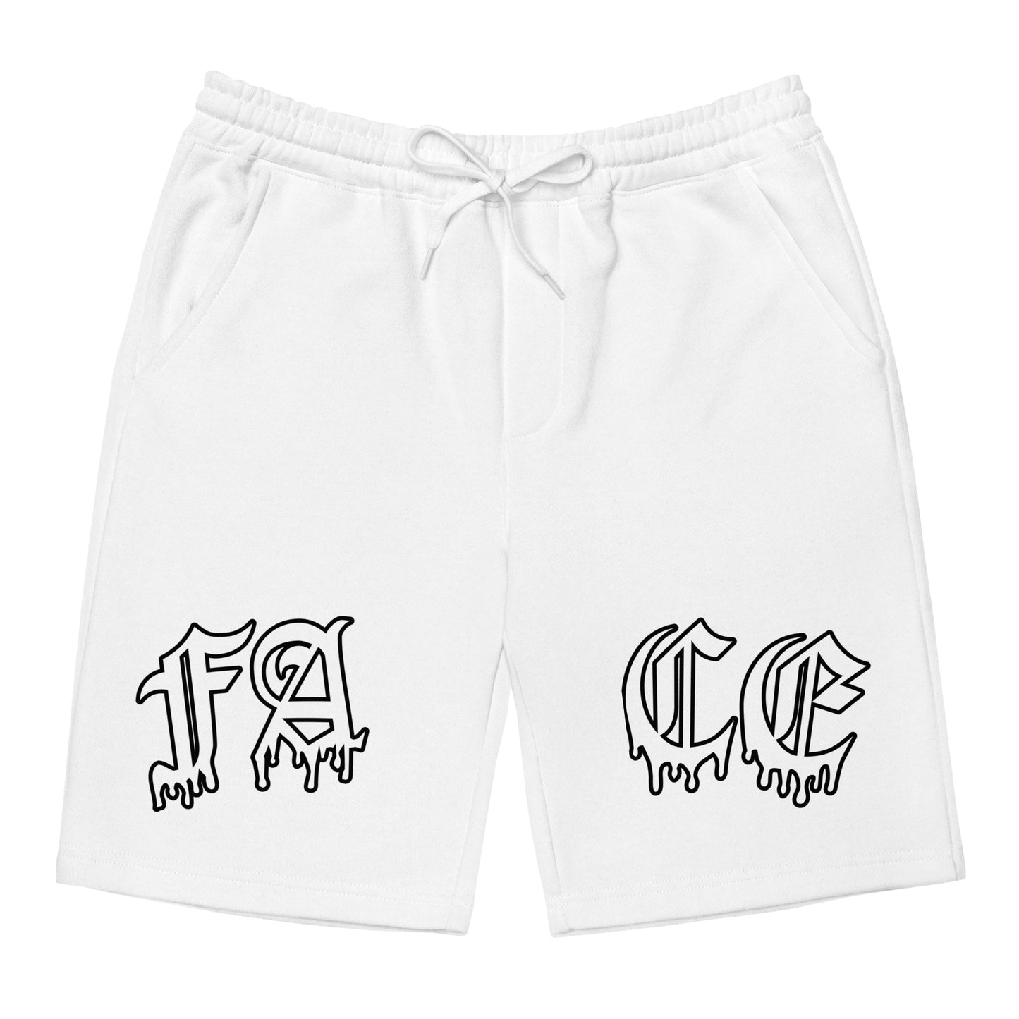 FACE DRIP FLEECE SHORTS